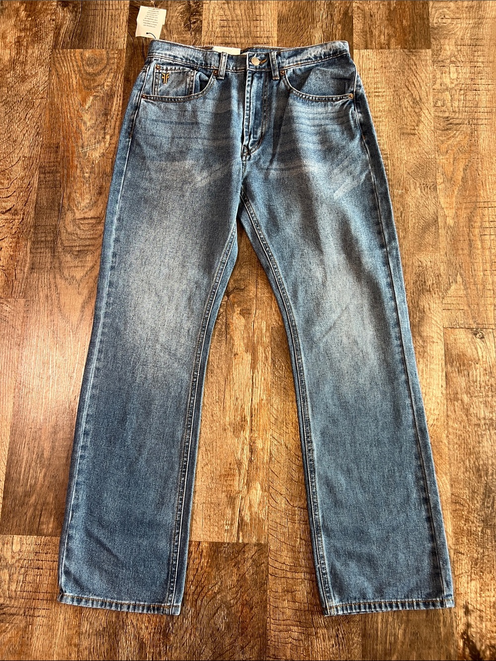 Frye Men's Faded Blue Straight-Leg Jeans